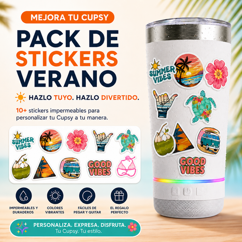 Pack de Stickers de Verano