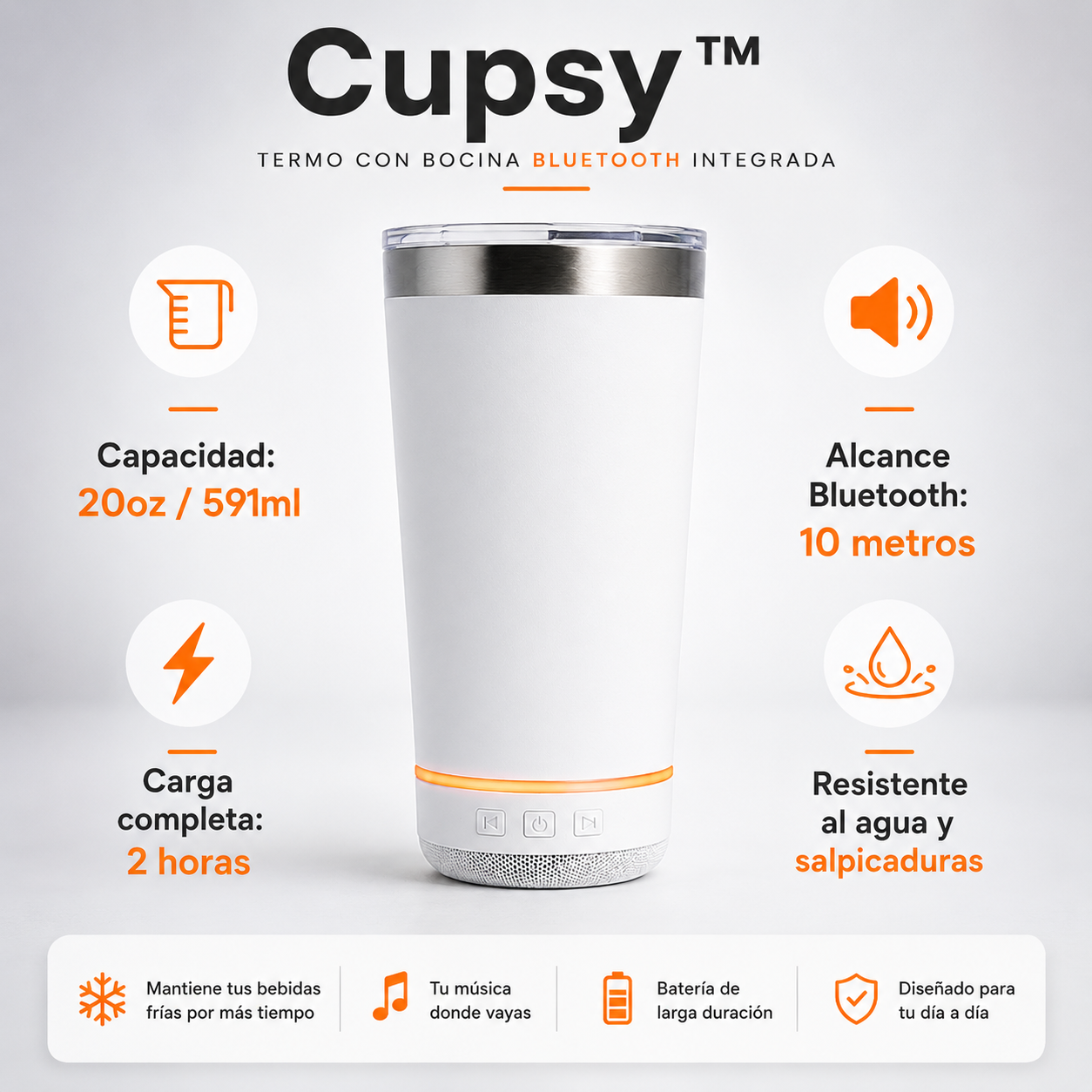 Cupsy™ — El vaso del verano ☀️